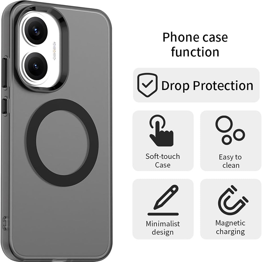 MagSafe-hoesje voor Xiaomi Poco F7, Techsuit, CandyCase, Zwart