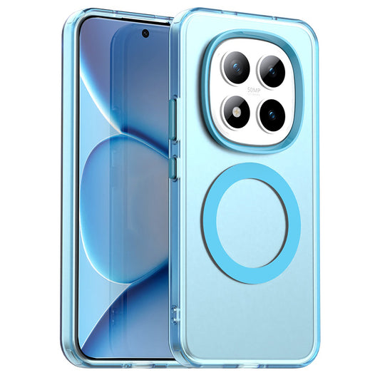 MagSafe hoesje voor Xiaomi Poco M8 Pro / Redmi Note 15 Pro+ 5G, Techsuit, CandyCase, Blauw
