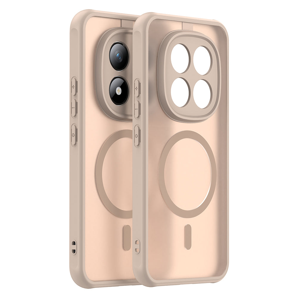 MagSafe Case for Xiaomi Poco M8 Pro / Redmi Note 15 Pro+ 5G, Techsuit, HaloFrost II, Gold