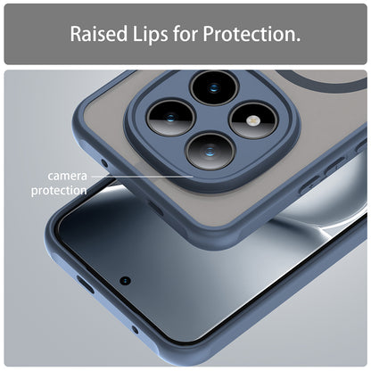 MagSafe Case for Xiaomi Poco M8 Pro / Redmi Note 15 Pro+ 5G, Techsuit, HaloFrost II, Navy Blue