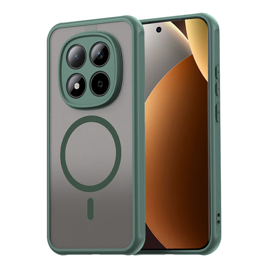MagSafe hoesje voor Xiaomi Poco M8 Pro / Redmi Note 15 Pro+ 5G, Techsuit, HaloFrost II, Groen
