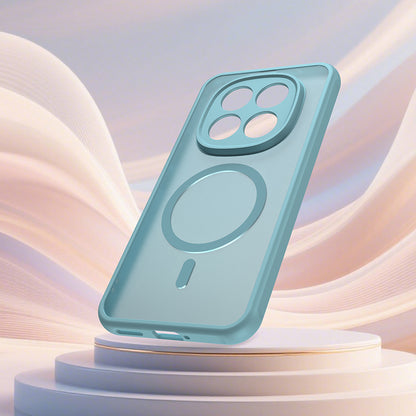 MagSafe hoesje voor Xiaomi Poco M8 Pro / Redmi Note 15 Pro+ 5G, Techsuit, HaloFrost II, Lichtgroen