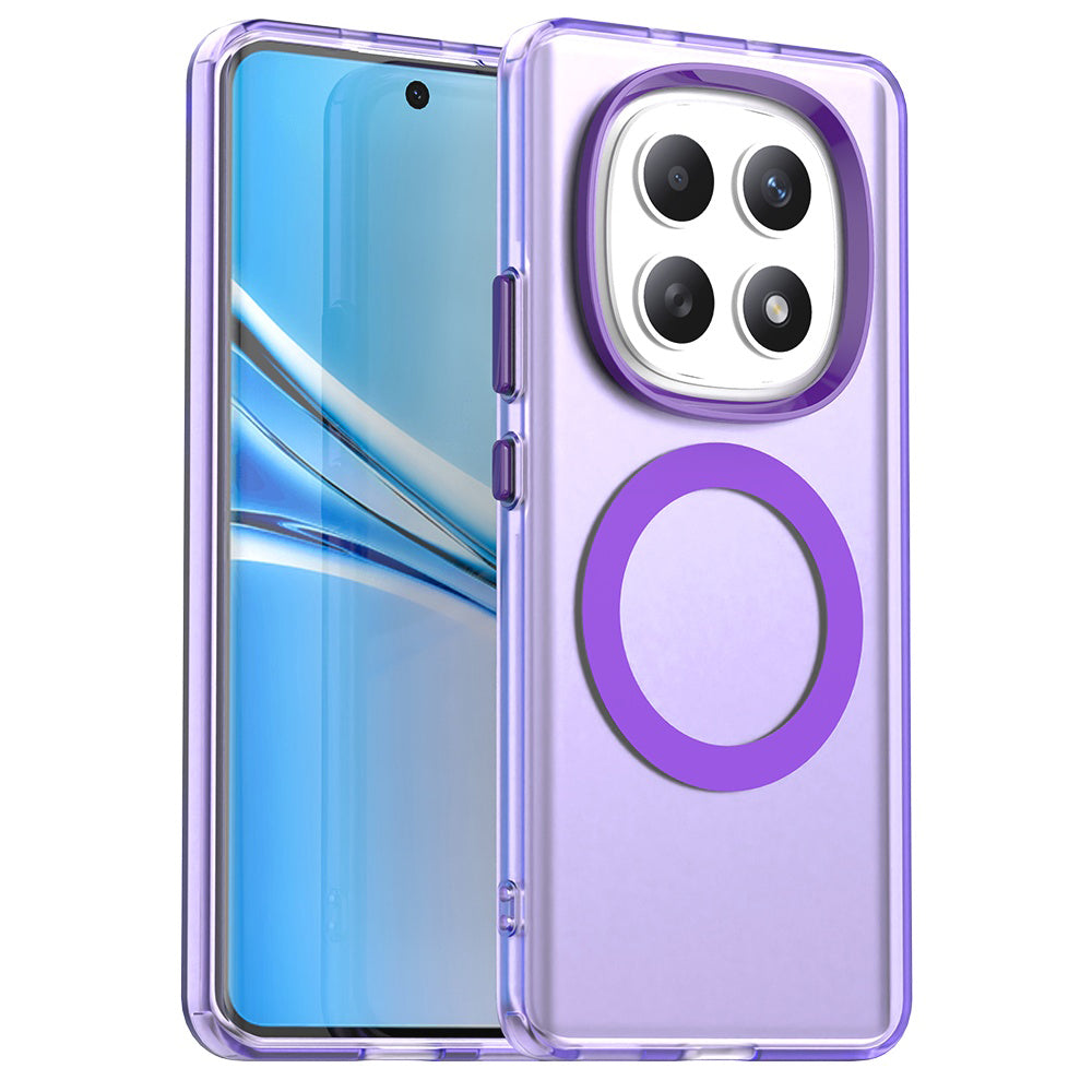 MagSafe hoesje voor Xiaomi Poco M8 / Redmi Note 15 5G / Note 15 4G, Techsuit, CandyCase, Paars