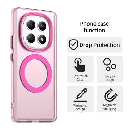 MagSafe Case for Xiaomi Poco M8 / Redmi Note 15 5G / Note 15 4G, Techsuit, CandyCase, Pink