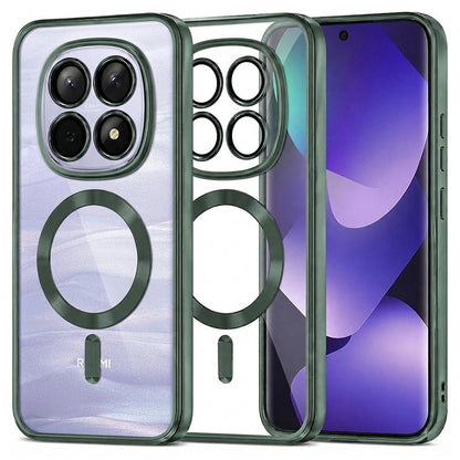 MagSafe-hoesje voor Xiaomi Poco M8 / Redmi Note 15 5G / Note 15 4G, Techsuit, Luxury Crystal, Donkergroen