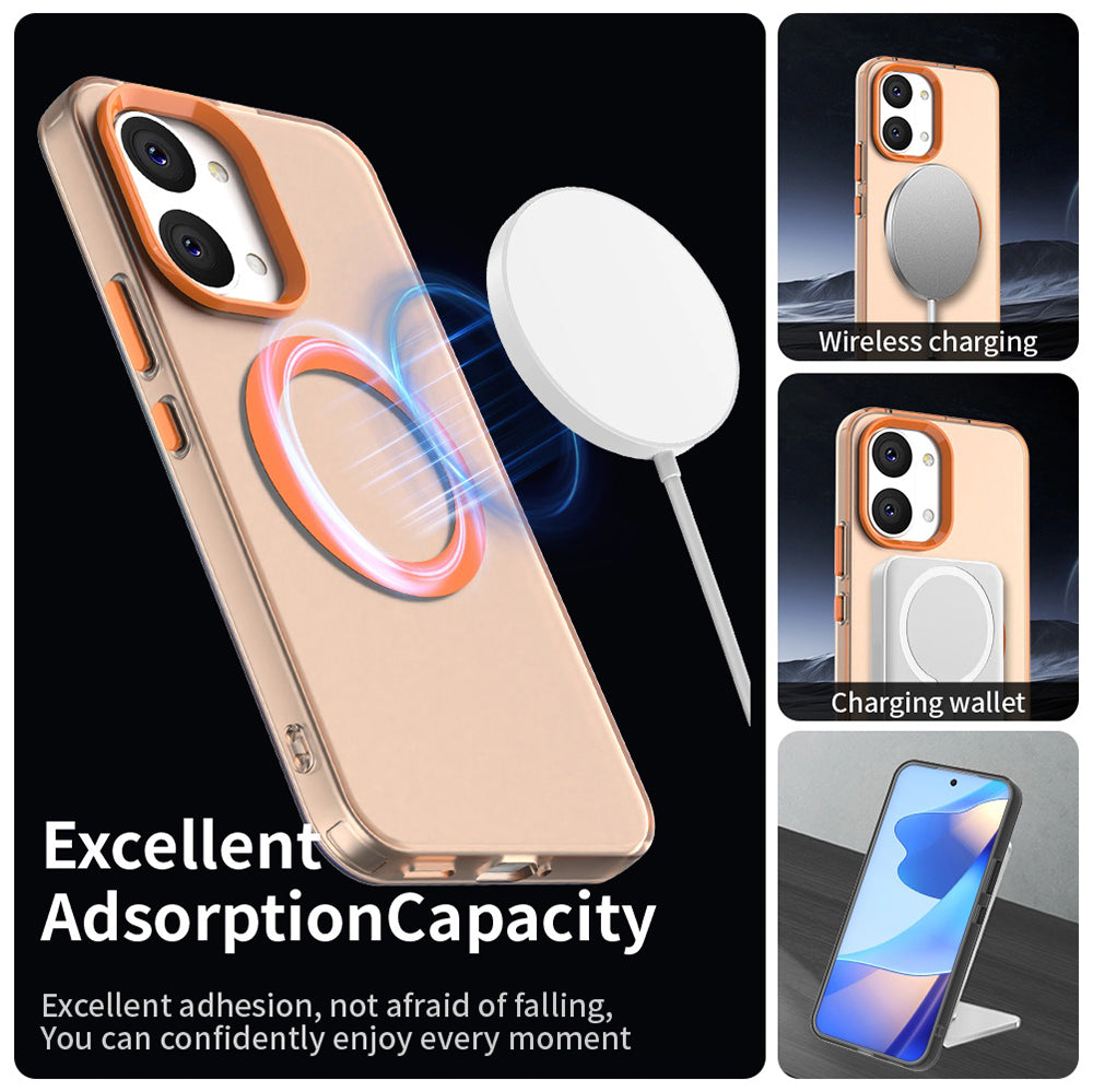 MagSafe-hoesje voor Xiaomi Poco X8 Pro Max, Techsuit, CandyCase, Oranje