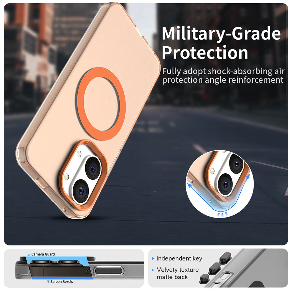 MagSafe-hoesje voor Xiaomi Poco X8 Pro Max, Techsuit, CandyCase, Oranje