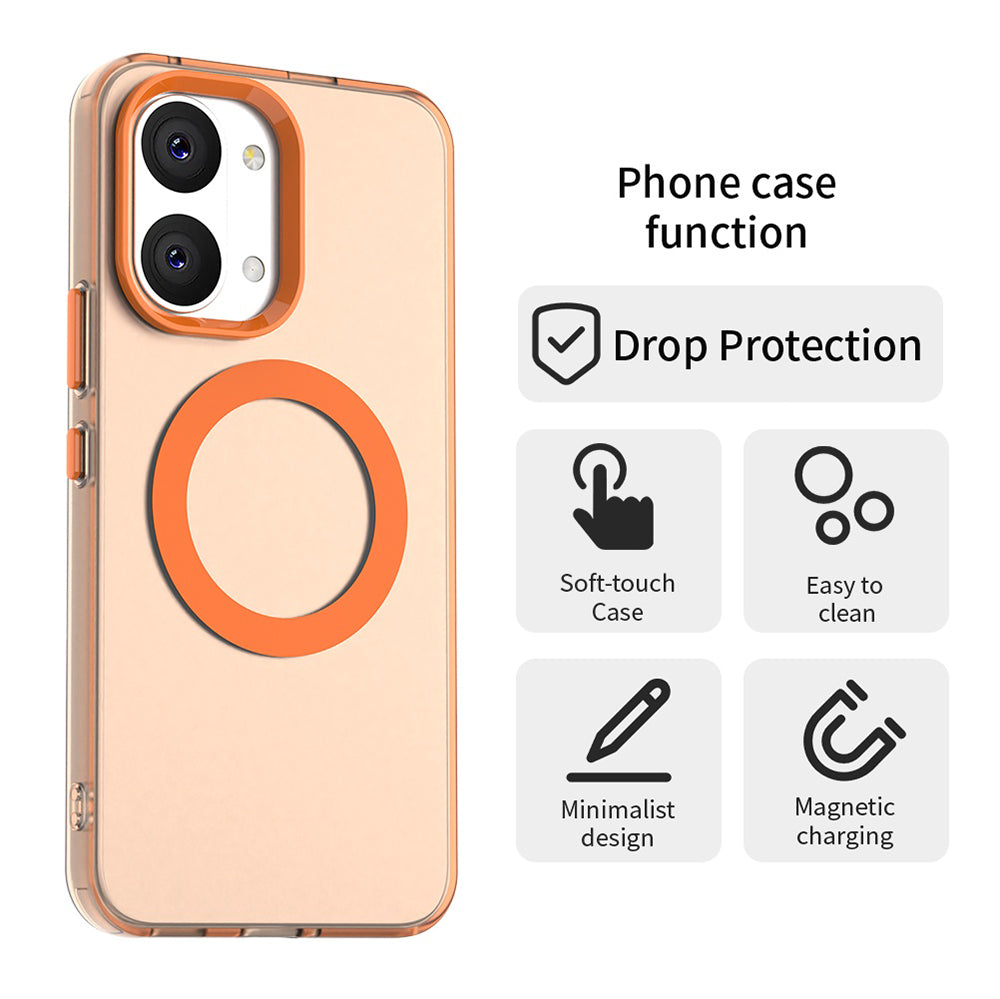 MagSafe-hoesje voor Xiaomi Poco X8 Pro Max, Techsuit, CandyCase, Oranje