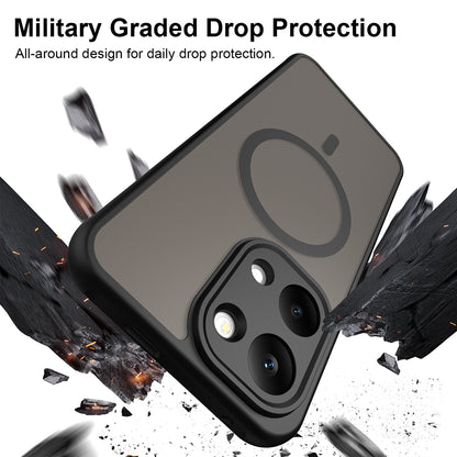 MagSafe-hoes voor Xiaomi Poco X8 Pro Max, Techsuit, HaloFrost II, Zwart