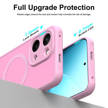 MagSafe-hoes voor Xiaomi Poco X8 Pro Max, Techsuit, HaloFrost II, Roze