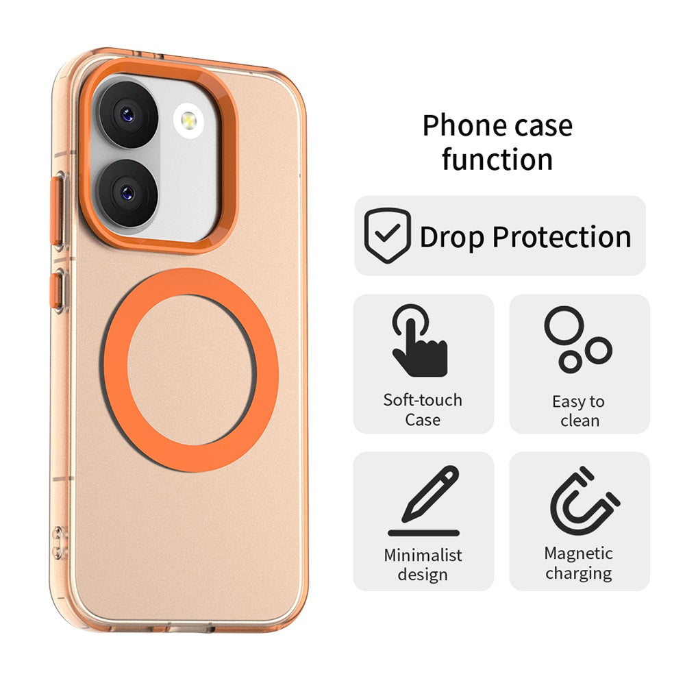 MagSafe-hoes voor Xiaomi Poco X8 Pro, Techsuit, CandyCase, Oranje