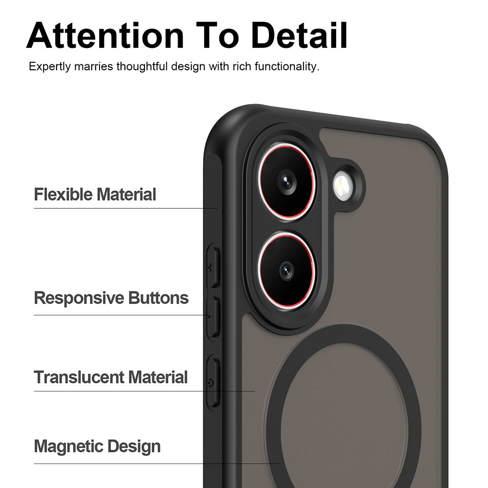 MagSafe Case for Xiaomi Poco X8 Pro, Techsuit, HaloFrost II, Blue