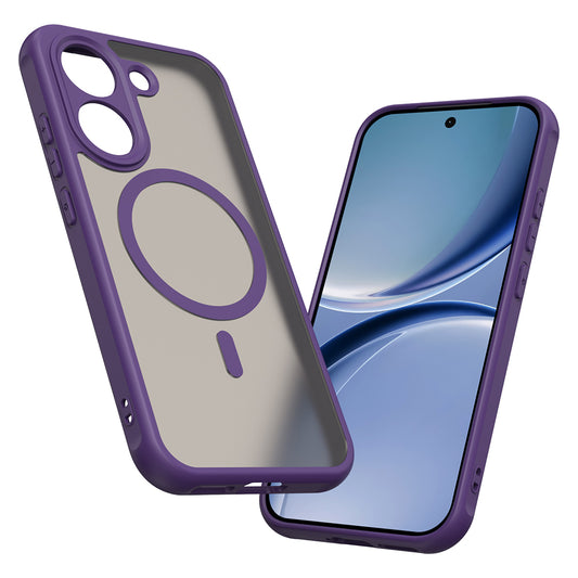 MagSafe-hoesje voor Xiaomi Poco X8 Pro, Techsuit, HaloFrost II, Paars