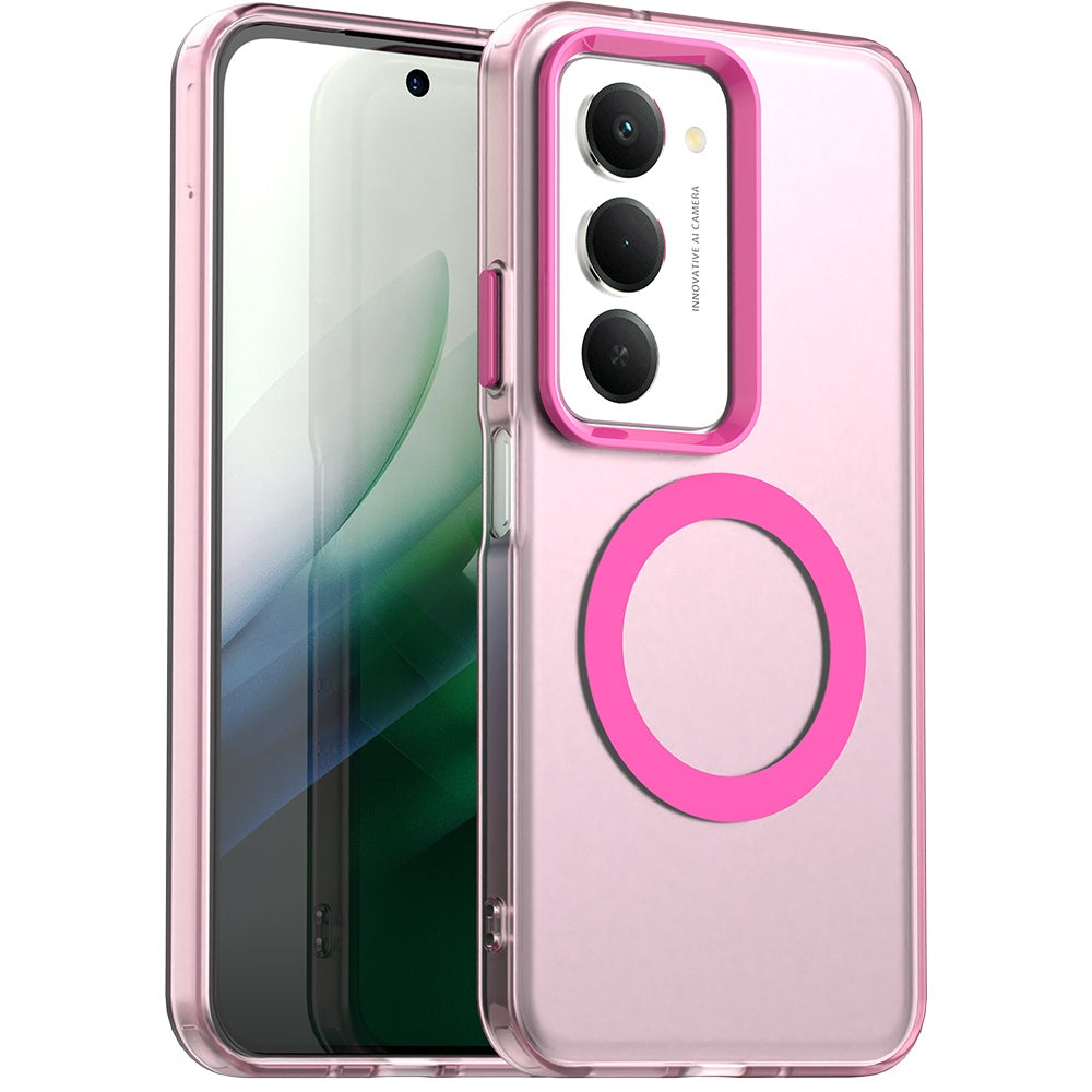 MagSafe hoesje voor Xiaomi Redmi 15 5G / 15 4G, Techsuit, CandyCase, Roze