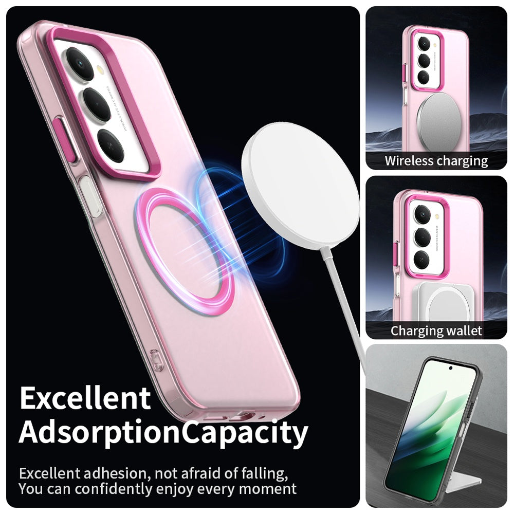 MagSafe hoesje voor Xiaomi Redmi 15 5G / 15 4G, Techsuit, CandyCase, Roze