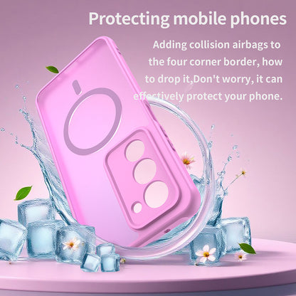 MagSafe hoesje voor Xiaomi Redmi 15 5G / 15 4G, Techsuit, HaloFrost II, Roze