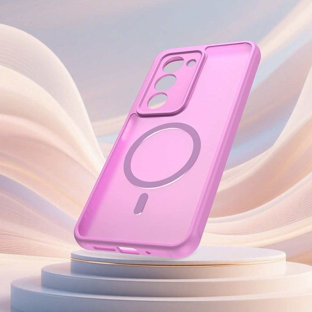 MagSafe hoesje voor Xiaomi Redmi 15 5G / 15 4G, Techsuit, HaloFrost II, Roze