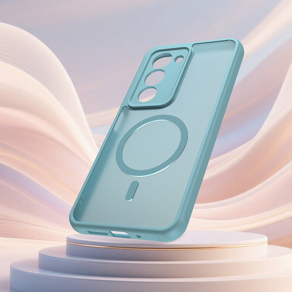 MagSafe hoesje voor Xiaomi Redmi 15 5G / 15 4G, Techsuit, HaloFrost II, Lichtgroen