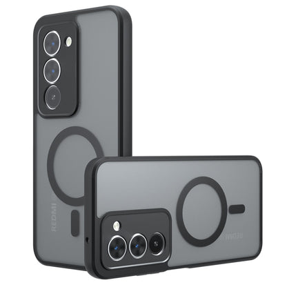 MagSafe hoes voor Xiaomi Redmi 15 5G / 15 4G, Techsuit, PureFrost, Satijnzwart