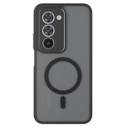 MagSafe hoes voor Xiaomi Redmi 15 5G / 15 4G, Techsuit, PureFrost, Satijnzwart