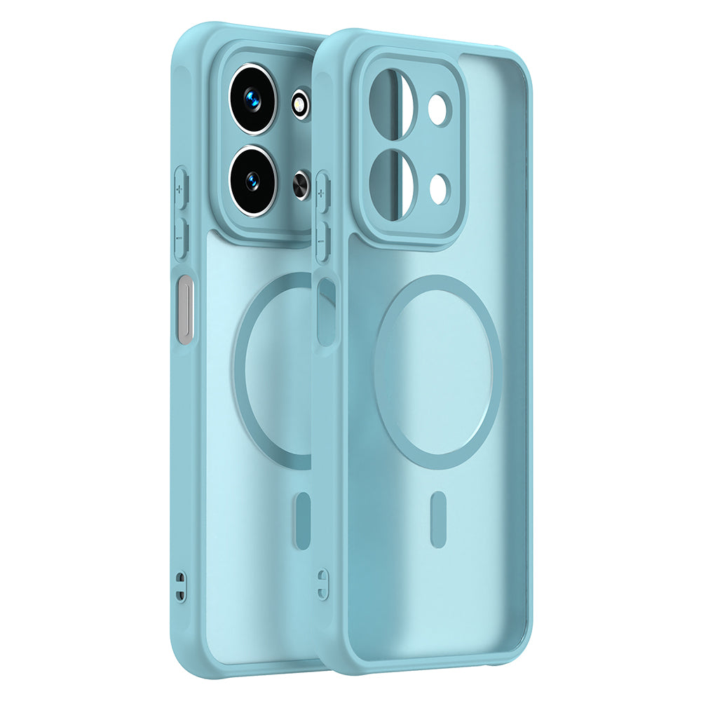 MagSafe Case for Xiaomi Redmi 15C 5G / 15C 4G, Techsuit, HaloFrost II, Light Green