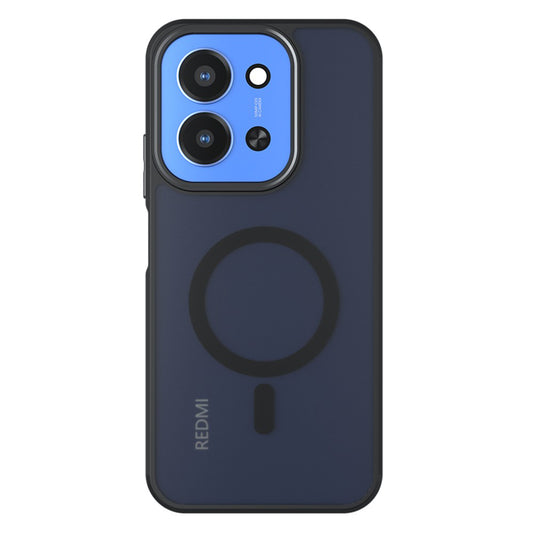 MagSafe hoes voor Xiaomi Redmi 15C 5G / 15C 4G, Techsuit, PureFrost, Satijnzwart