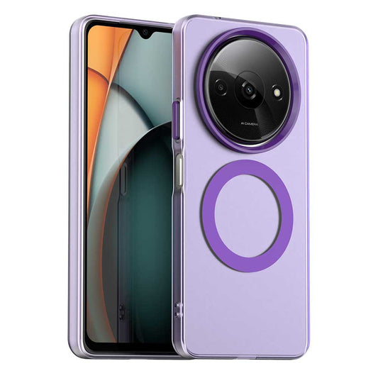 MagSafe-hoes voor Xiaomi Redmi A3x / A3, Techsuit, CandyCase, Paars