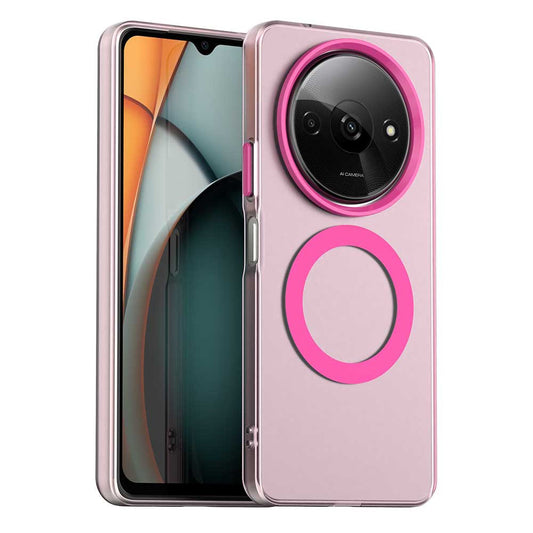 MagSafe-hoesje voor Xiaomi Redmi A3x / A3, Techsuit, CandyCase, Roze