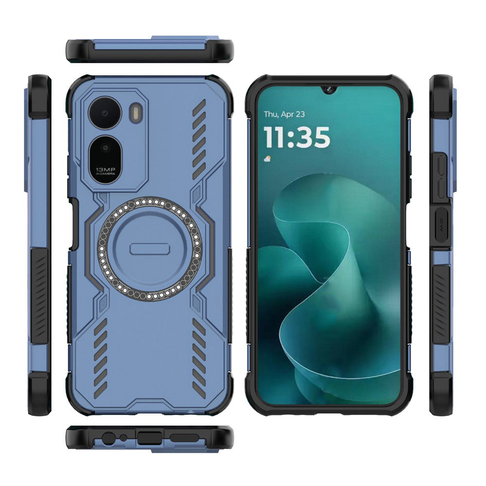 MagSafe Case for Xiaomi Redmi A7 Pro 4G, Techsuit, ArmorMag, Blue