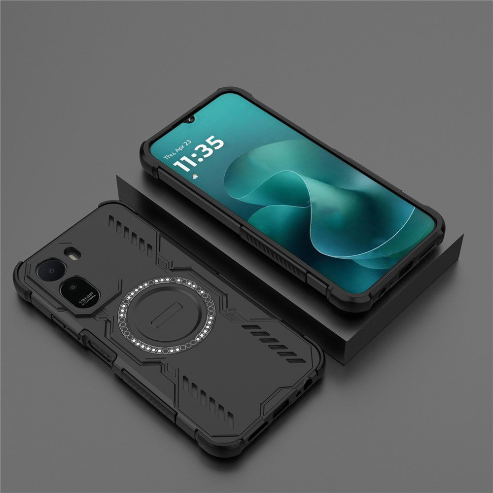 MagSafe Case for Xiaomi Redmi A7 Pro 4G, Techsuit, ArmorMag, Black