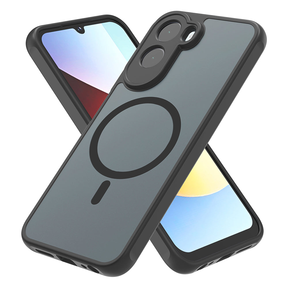 MagSafe-hoesje voor Xiaomi Redmi A7 Pro 4G, Techsuit, HaloFrost II, Zwart