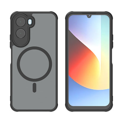MagSafe-hoesje voor Xiaomi Redmi A7 Pro 4G, Techsuit, HaloFrost II, Zwart