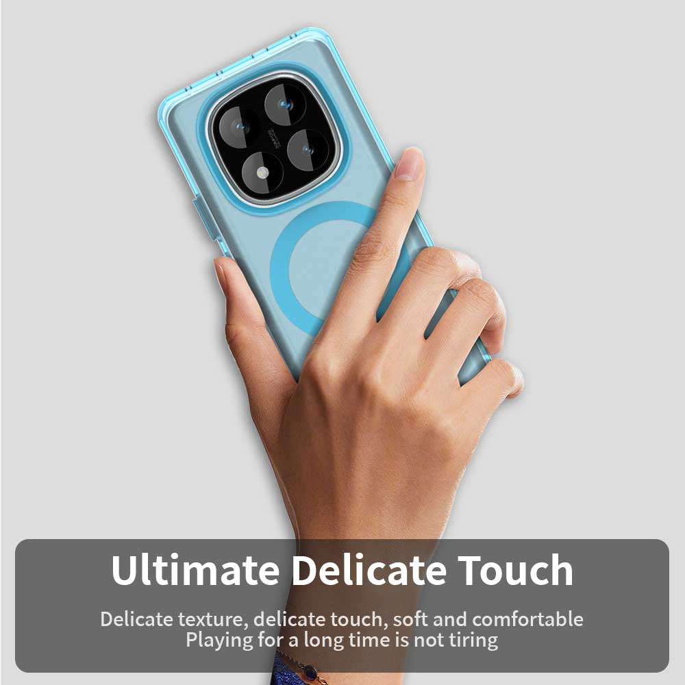 MagSafe-hoesje voor Xiaomi Redmi Note 14 Pro 4G, Techsuit, CandyCase, Blauw