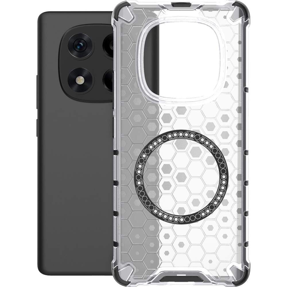 MagSafe-hoesje voor Xiaomi Redmi Note 14 Pro 4G, Techsuit, HoneyComb Shield, Wit