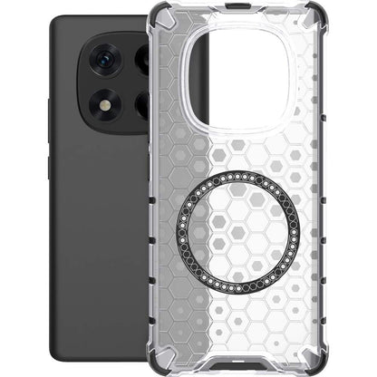 MagSafe-hoesje voor Xiaomi Redmi Note 14 Pro 4G, Techsuit, HoneyComb Shield, Wit