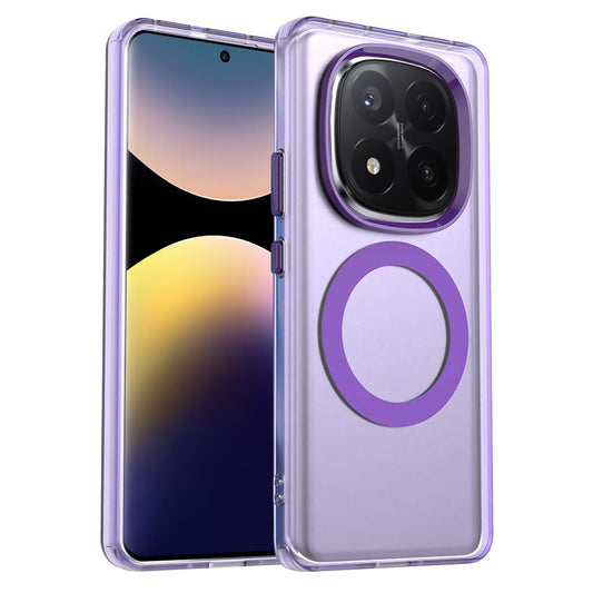 MagSafe-hoes voor Xiaomi Redmi Note 14 Pro+ 5G, Techsuit, CandyCase, Paars