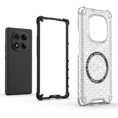 MagSafe Case for Xiaomi Redmi Note 14 Pro+ 5G, Techsuit, HoneyComb Shield, Black