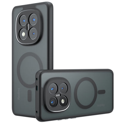 MagSafe-hoes voor Xiaomi Redmi Note 14 Pro+ 5G, Techsuit, PureFrost, Zwart