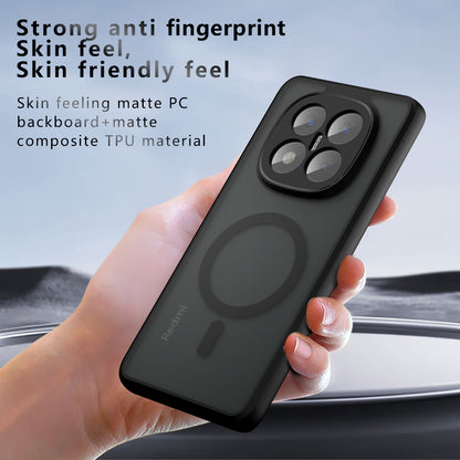 MagSafe-hoes voor Xiaomi Redmi Note 14 Pro+ 5G, Techsuit, PureFrost, Zwart