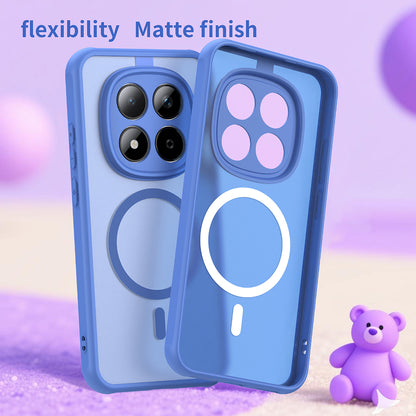 MagSafe hoesje voor Xiaomi Redmi Note 15 Pro 5G, Techsuit, HaloFrost II, Blauw