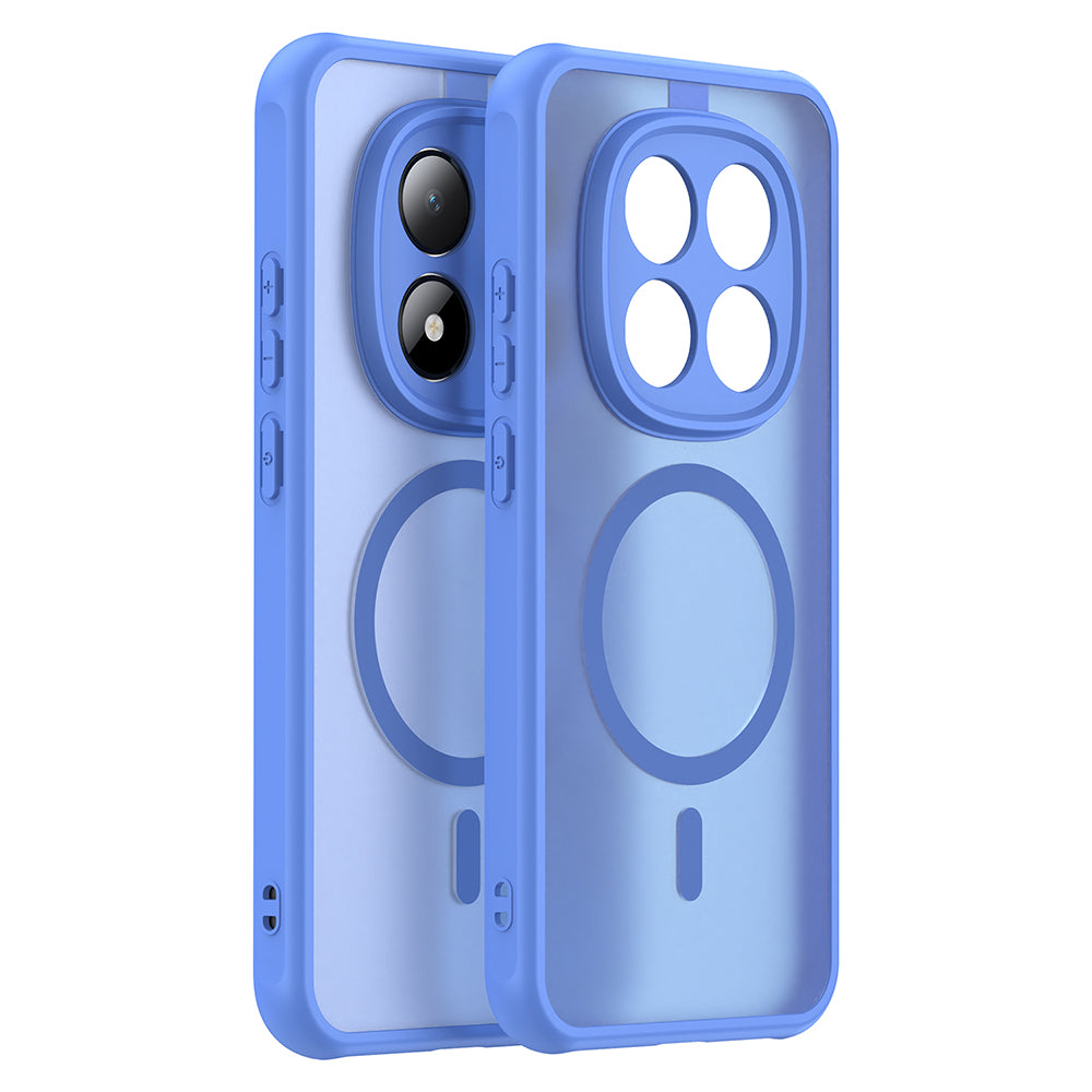 MagSafe hoesje voor Xiaomi Redmi Note 15 Pro 5G, Techsuit, HaloFrost II, Blauw