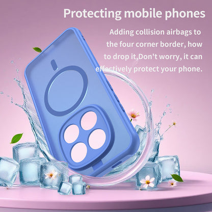 MagSafe hoesje voor Xiaomi Redmi Note 15 Pro 5G, Techsuit, HaloFrost II, Blauw