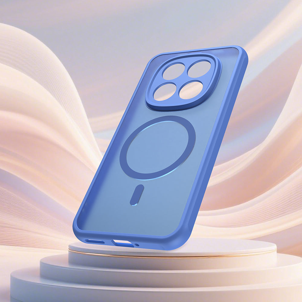 MagSafe hoesje voor Xiaomi Redmi Note 15 Pro 5G, Techsuit, HaloFrost II, Blauw