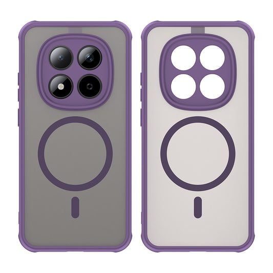 MagSafe hoesje voor Xiaomi Redmi Note 15 Pro 5G, Techsuit, HaloFrost II, Paars