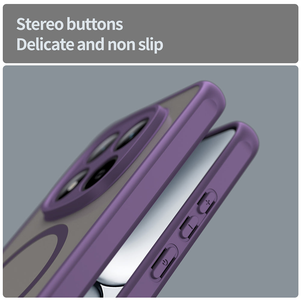 MagSafe hoesje voor Xiaomi Redmi Note 15 Pro 5G, Techsuit, HaloFrost II, Paars