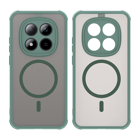 MagSafe hoes voor Xiaomi Redmi Note 15 Pro 5G, Techsuit, HaloFrost II, Groen