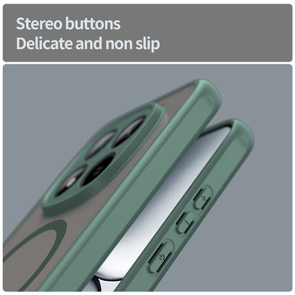 MagSafe Case for Xiaomi Redmi Note 15 Pro 5G, Techsuit, HaloFrost II, Green