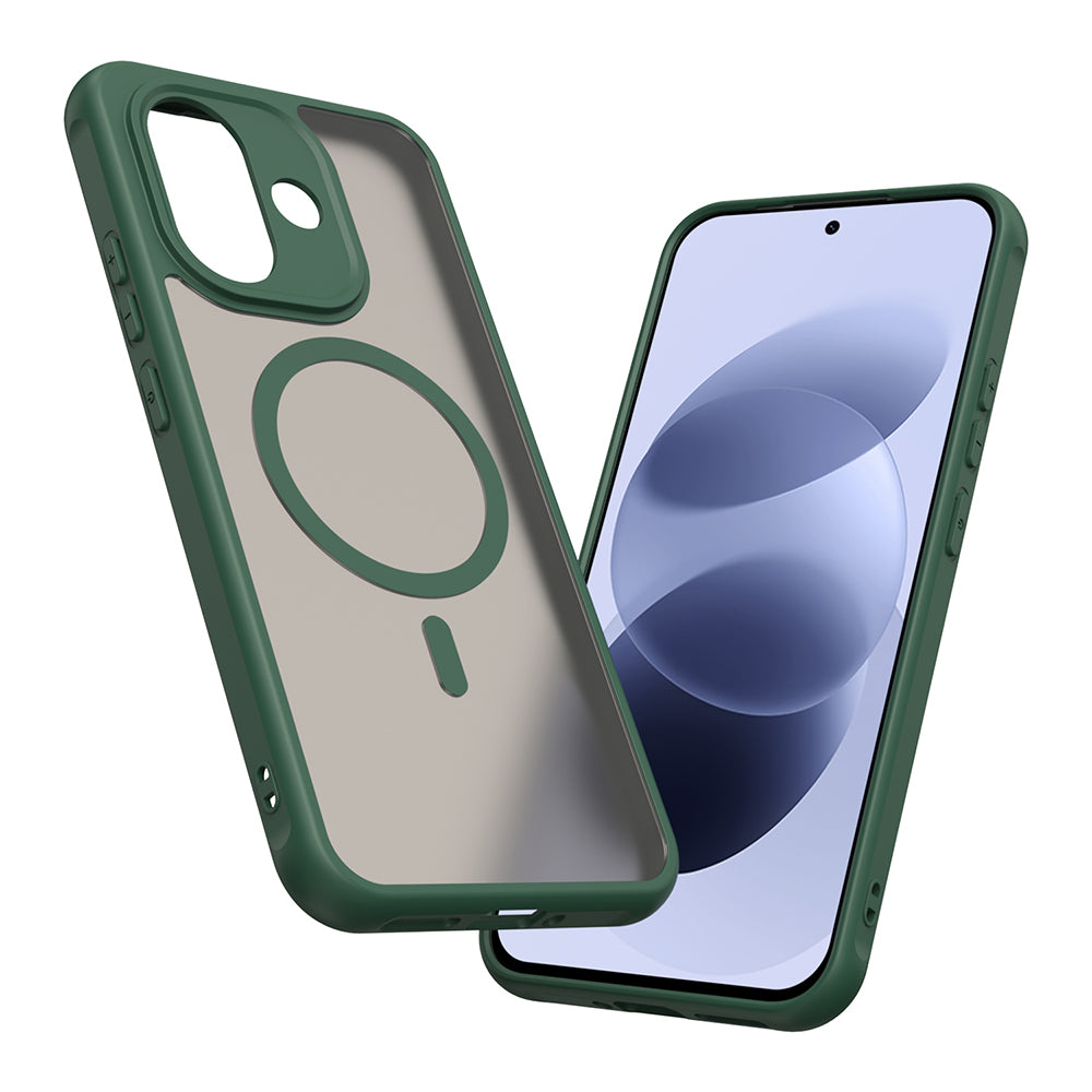 MagSafe-hoesje voor Xiaomi Redmi Note 17 4G / Note 17 5G, Techsuit, HaloFrost II, groen