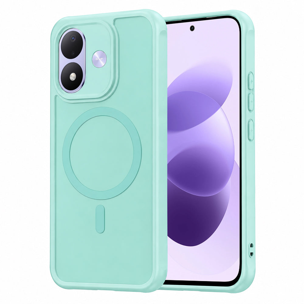 MagSafe-hoesje voor Xiaomi Redmi Note 17 4G / Note 17 5G, Techsuit, HaloFrost II, lichtgroen