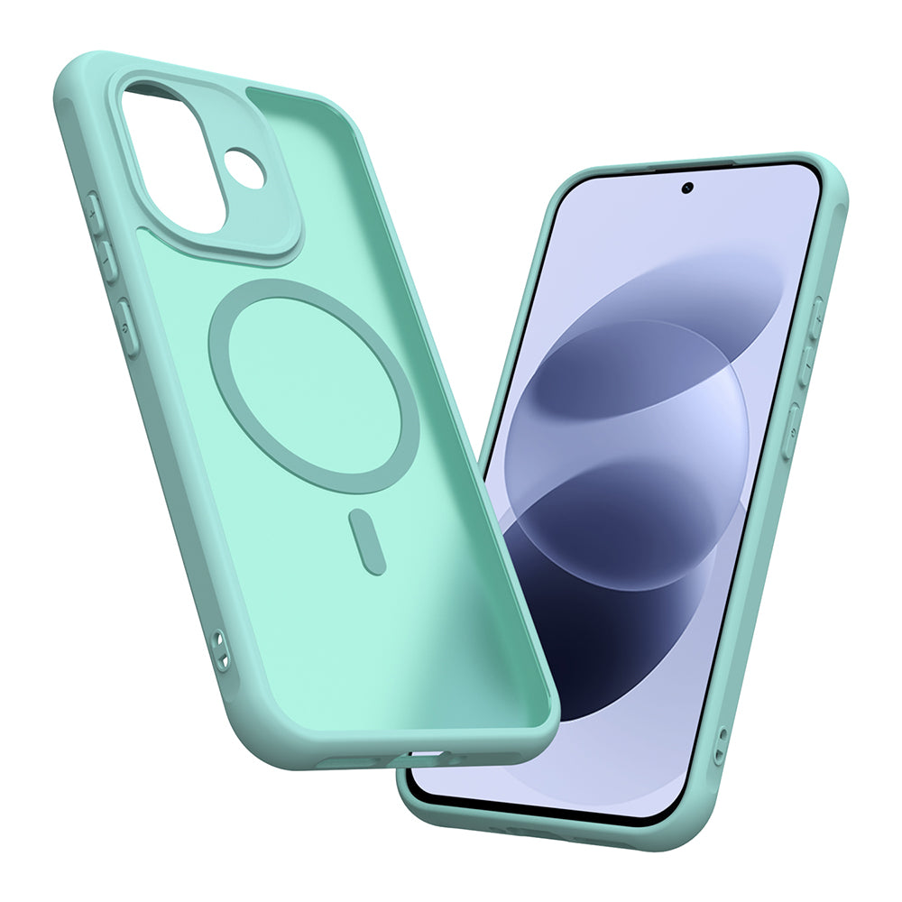 MagSafe-hoesje voor Xiaomi Redmi Note 17 4G / Note 17 5G, Techsuit, HaloFrost II, lichtgroen